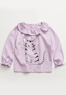 Alan Cat Design Blouse