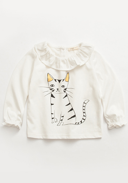 Alan Cat Design Blouse