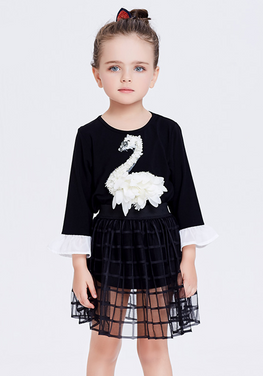 Swan T-Shirt & Fancy Skirt