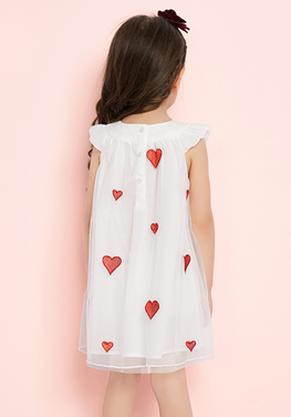 Lime Novelty Love Print Dress