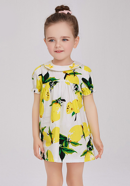 Muriel Cotton Short Sleeve Dress