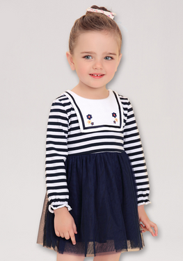 Kiwi Striped Sailor Dress